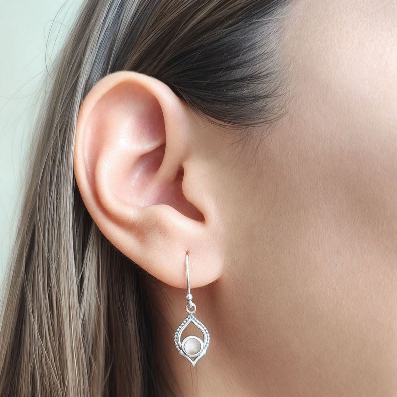 Aros Shaila Perla Plata Fina 925-2