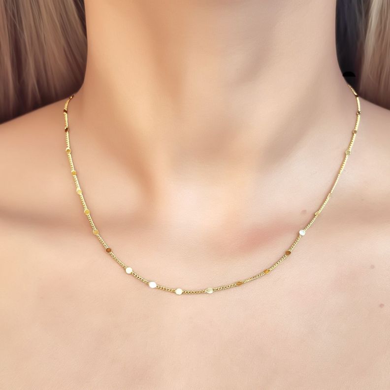 Collar Laila Enchapado Oro 18K-1
