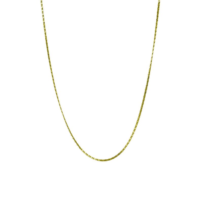 Cadena Elsa Plano Enchapado Oro 18K-0