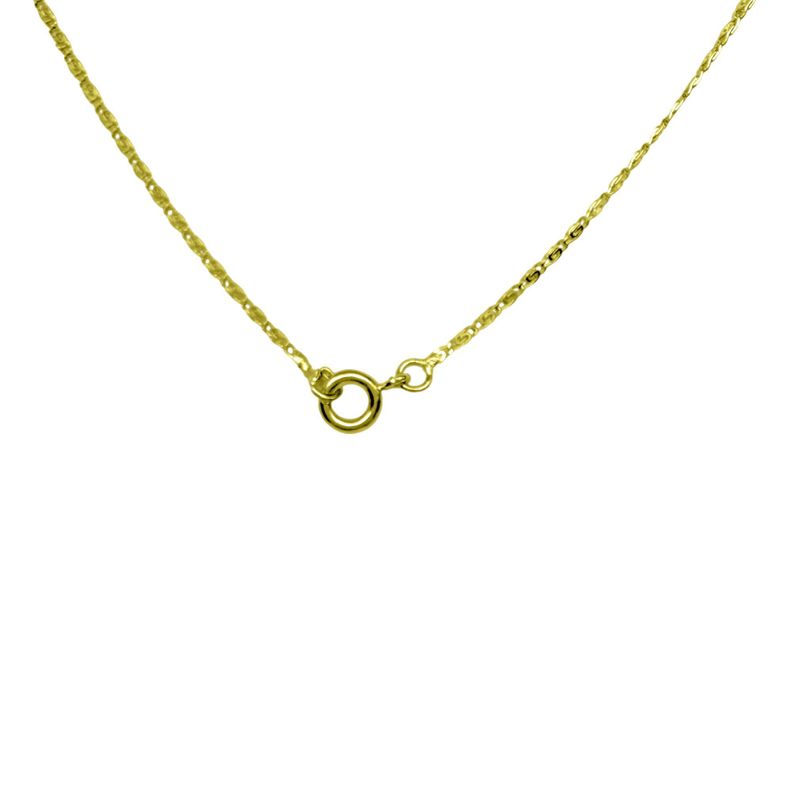 Cadena Elsa Plano Enchapado Oro 18K-3