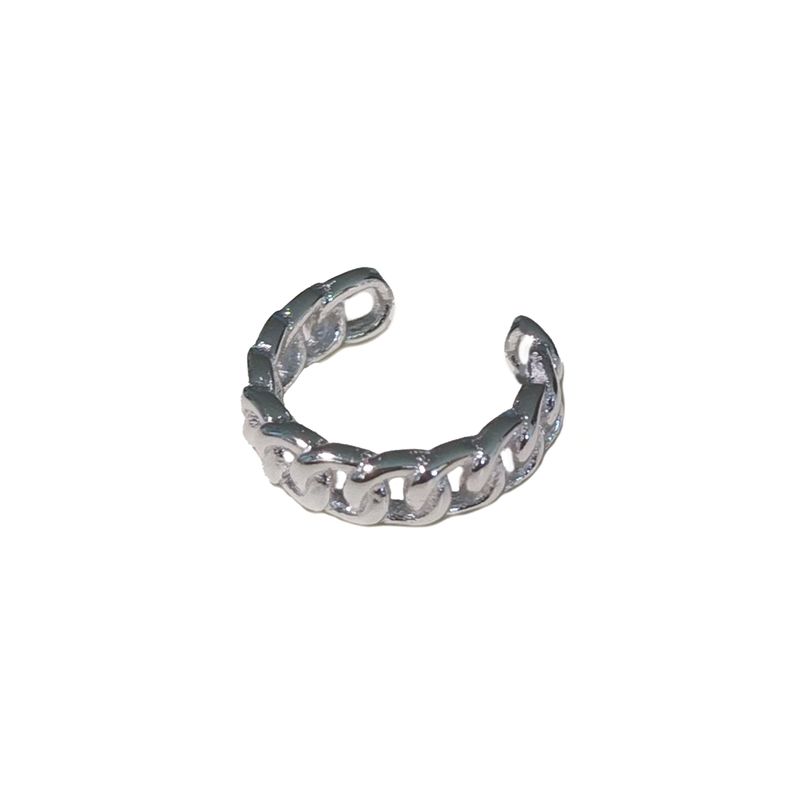 Aro Ear Cuff Grumet Plata Fina 925-0