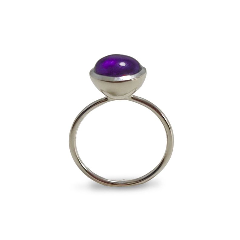 Anillo Shakti Amatista Plata Fina 925-0
