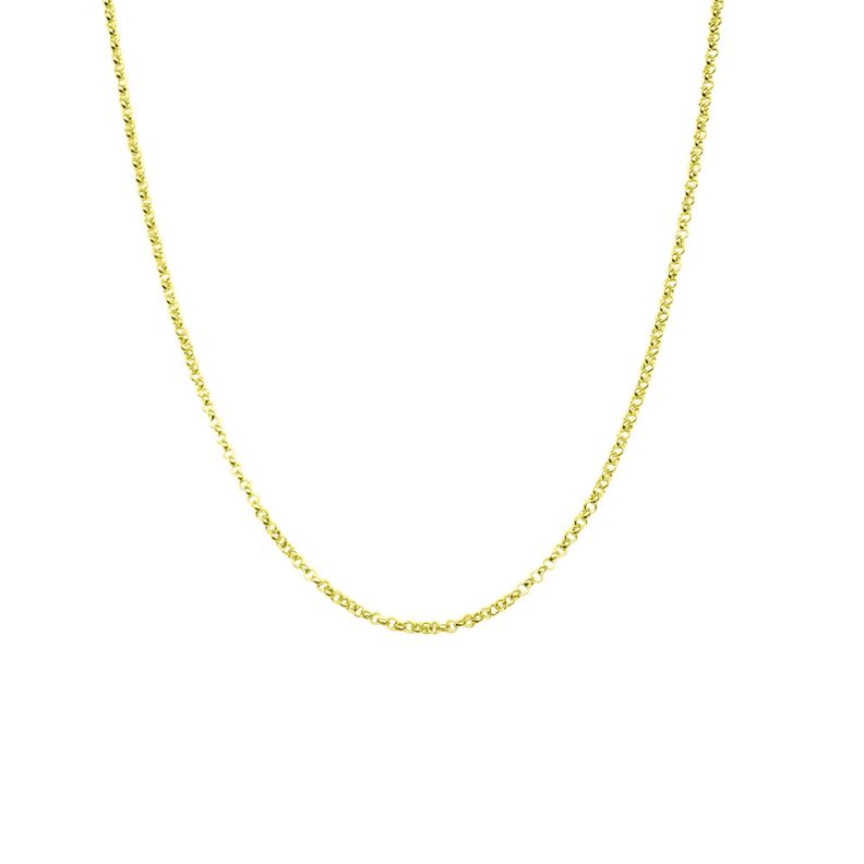 Cadena Rolo Fino Enchapado Oro 18K-2