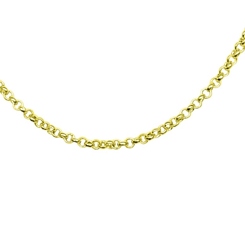 Cadena Rolo Fino Enchapado Oro 18K-3