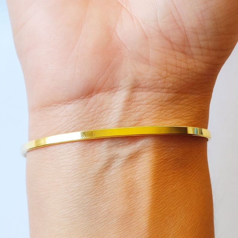 Pulsera Esclava Lisandra Enchapado Oro 18K-1