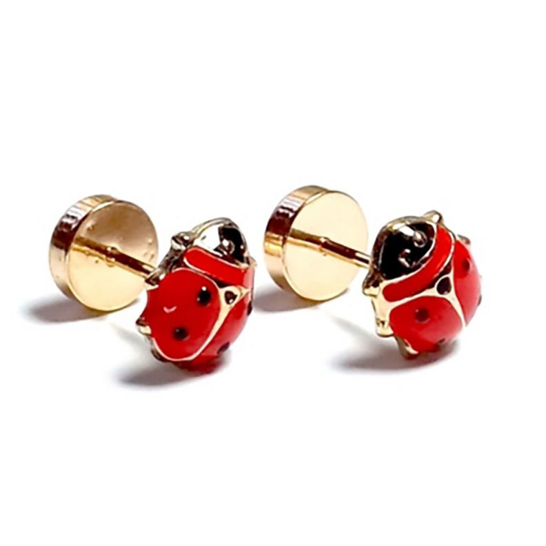 Aros Abridores Bebé Chinita Laminado Oro 18K-0