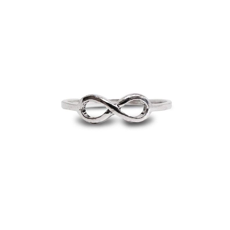 Anillo Infinito #15 Plata Fina 925-1