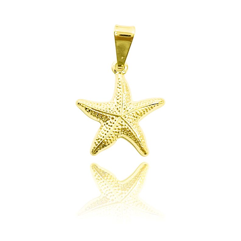 Colgante Estrella De Mar Enchapado Oro 18K