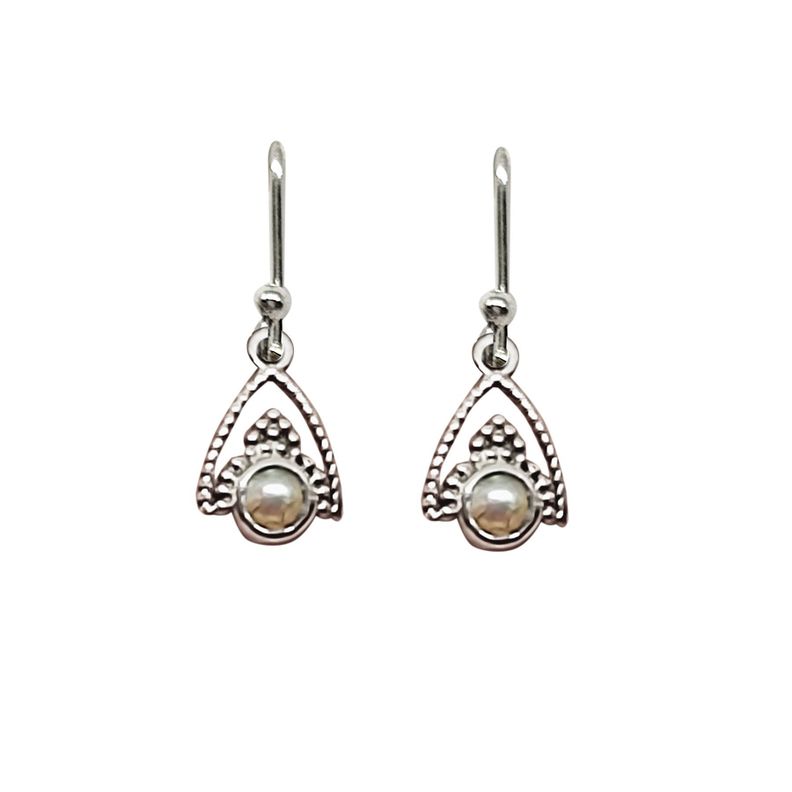 Aros Siddhi Perla Plata Fina 925-1