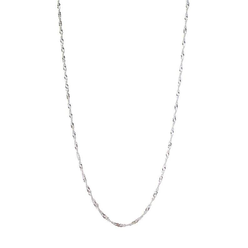 Cadena Singapur Plata Fina 925-0