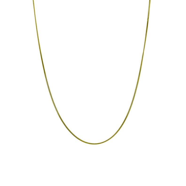  Cadena Grumet Fina Enchapado Oro 18K-0