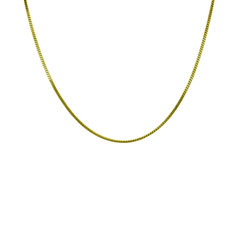  Cadena Grumet Fina Enchapado Oro 18K-2