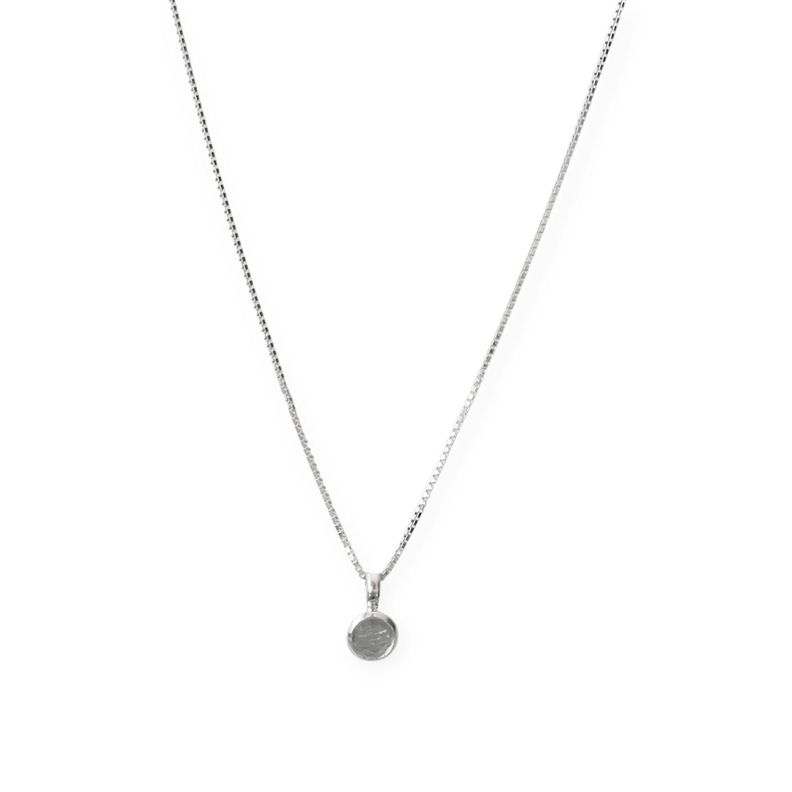 Collar Naisha Cuarzo Blanco Plata Fina 925-0