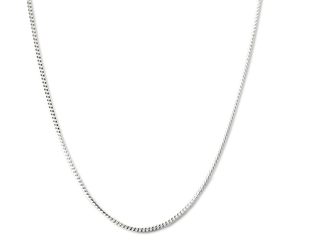 Cadena Grumet 70cm Plata Fina 925 -0