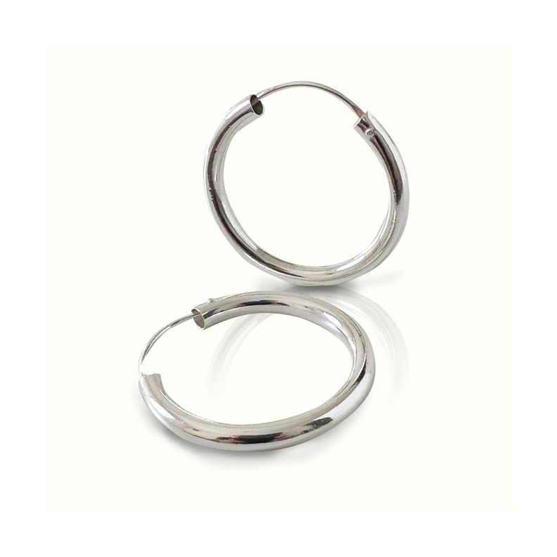 Aros Argolla Ruby Plata Fina 925-2