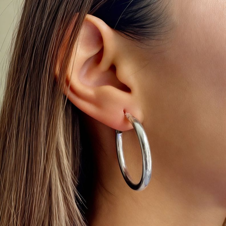 Aros Argolla Ruby Plata Fina 925-3