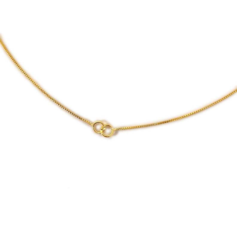 Collar Símbolo del Amor Enchapado Oro 18K-0