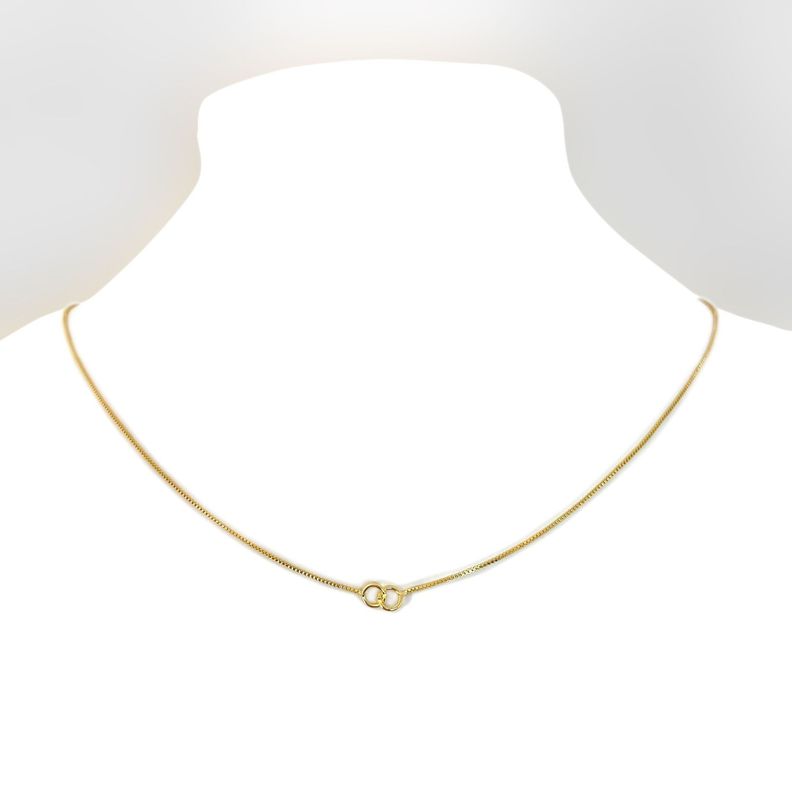 Collar Símbolo del Amor Enchapado Oro 18K-1