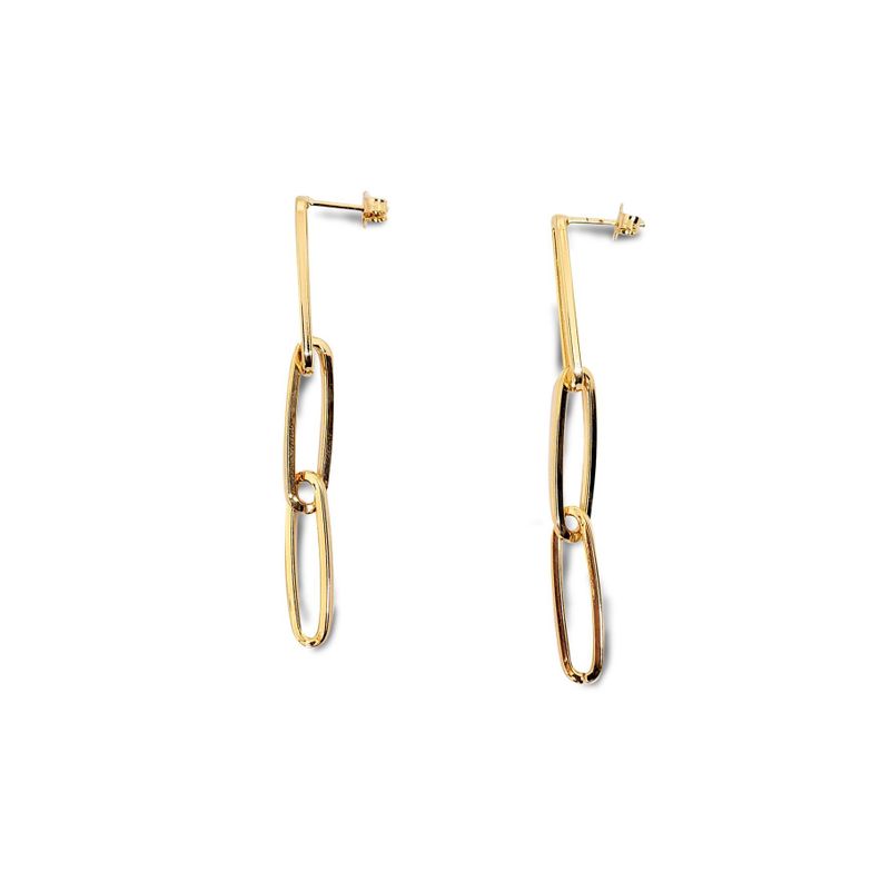 Aros Cecilia Enchapado Oro 18K-1