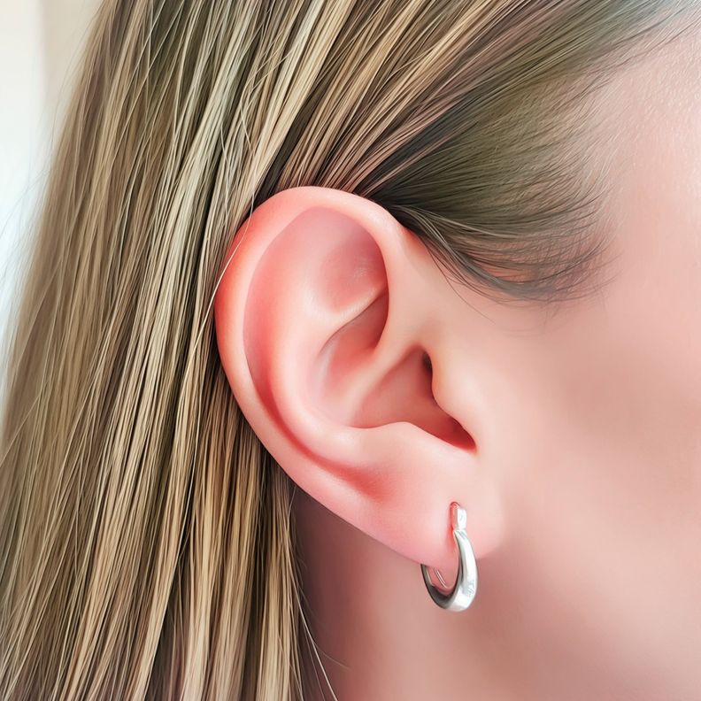 Aros Argolla Consuelo 15mm Plata Fina 925-2