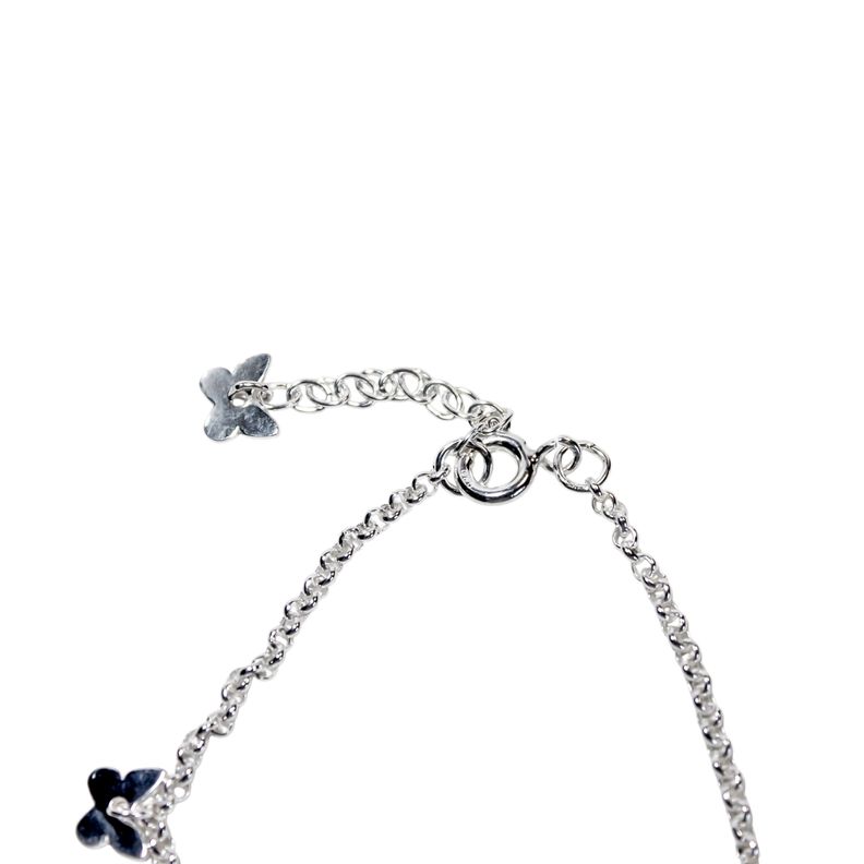 Pulsera 5 Mariposas Plata Fina 925-2