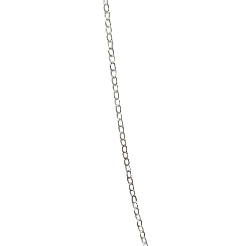 Cadena Espejo Eslabón 45 cm Plata Fina 925-1