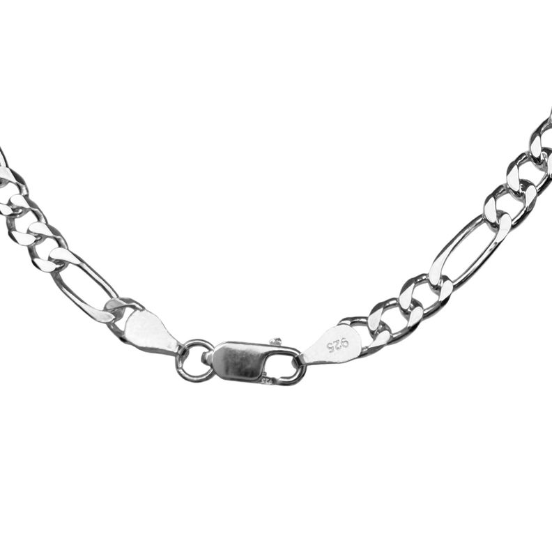 Cadena Eslabón Grueso Hombre Plata Fina 925-3