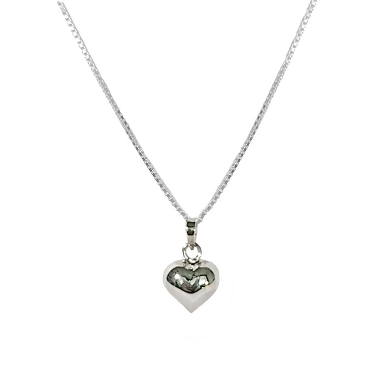 Collar Patricia Corazón Plata Fina 925-0