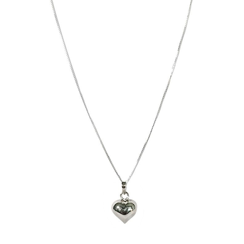 Collar Patricia Corazón Plata Fina 925-1
