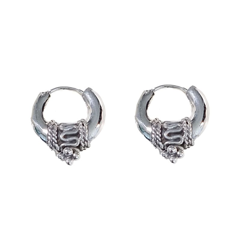 Aros Argolla Gita Plata Fina 925-0