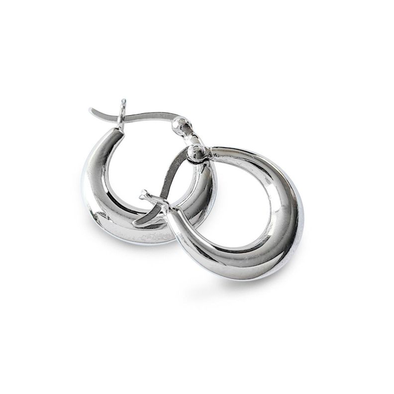 Aros Argolla Benita 19mm Plata Fina 925-0