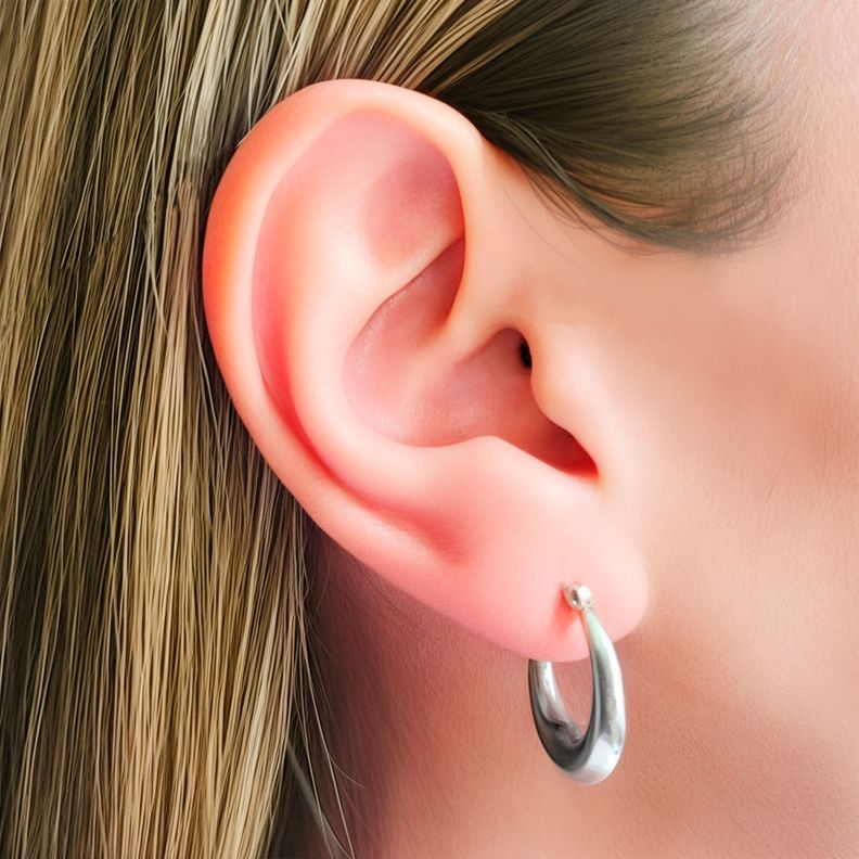 Aros Argolla Benita 19mm Plata Fina 925-2