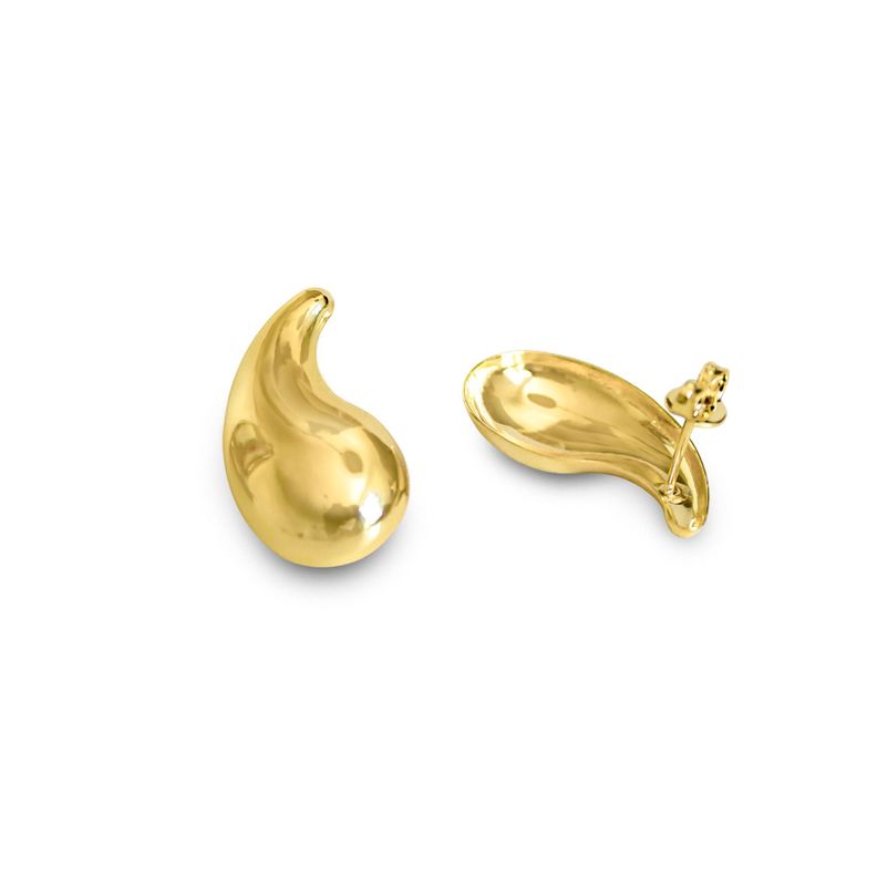 Aros Valentina Gota Enchapado Oro 18K-1