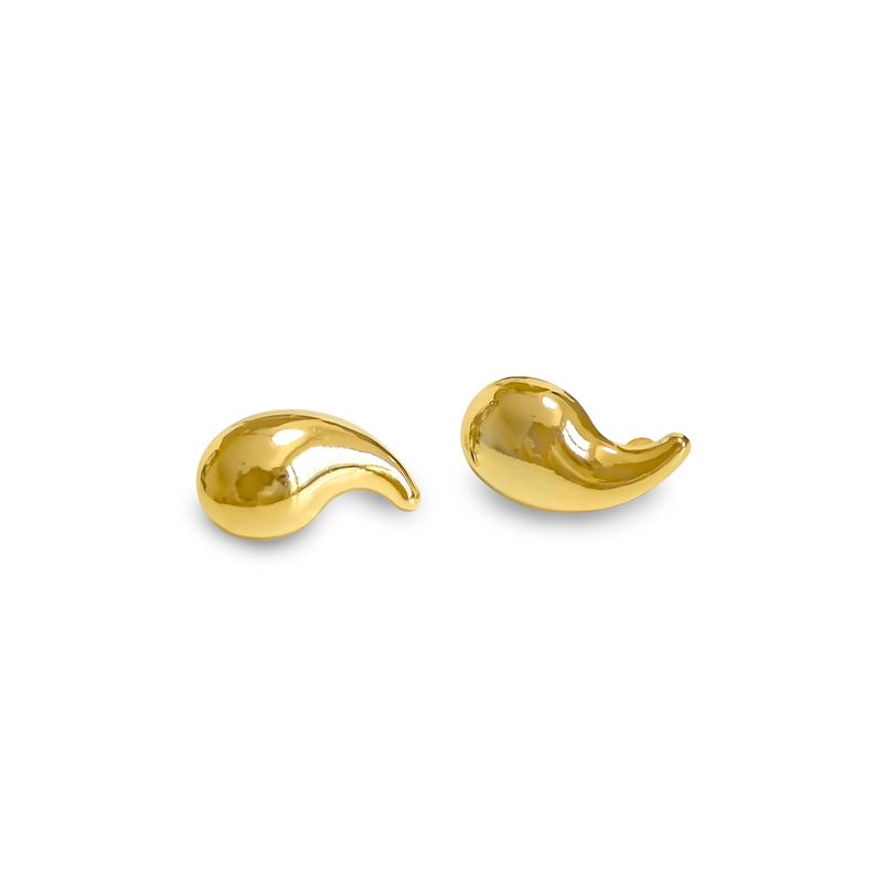 Aros Valentina Gota Enchapado Oro 18K-2