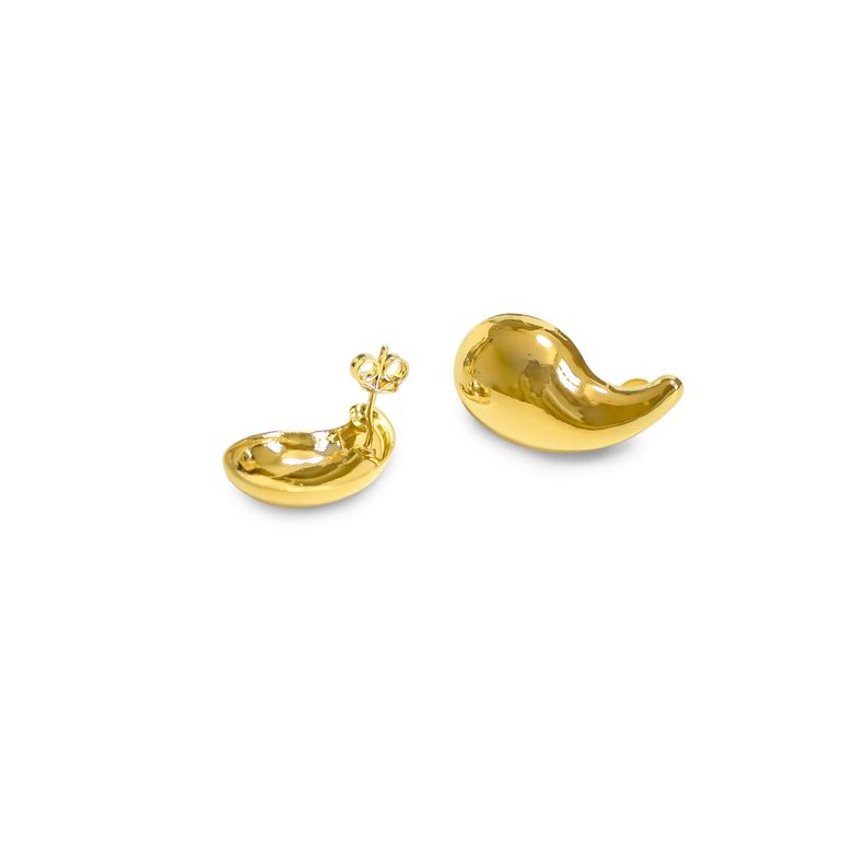 Aros Valentina Gota Enchapado Oro 18K-3