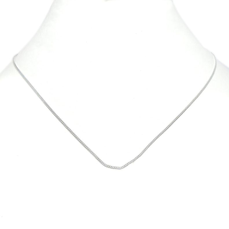 Cadena Grumet 70 cm Fina Plata Fina 925 -0