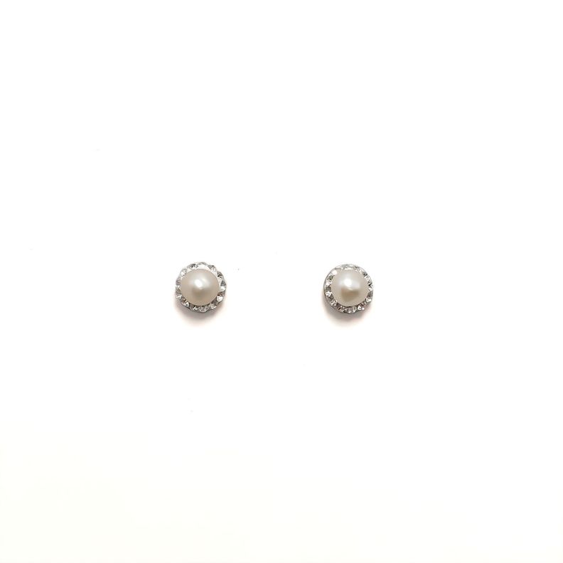 Aros Perla de Río Circones Plata Fina 925-2