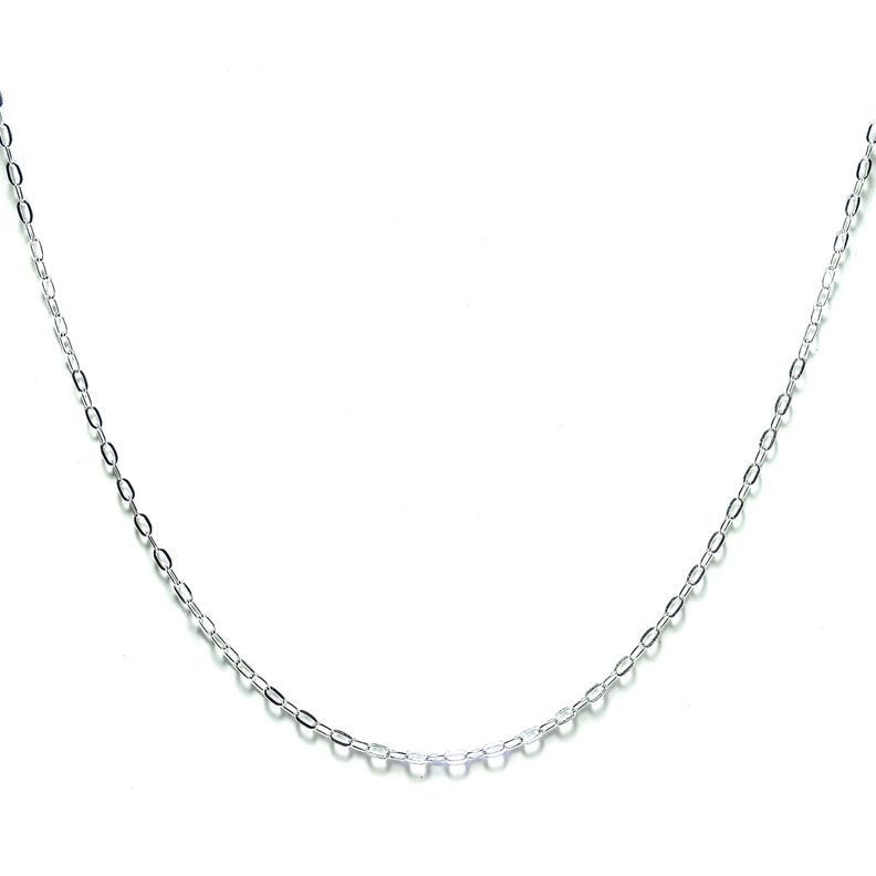 Cadena Eslabón 50cm Plata Fina 925-0