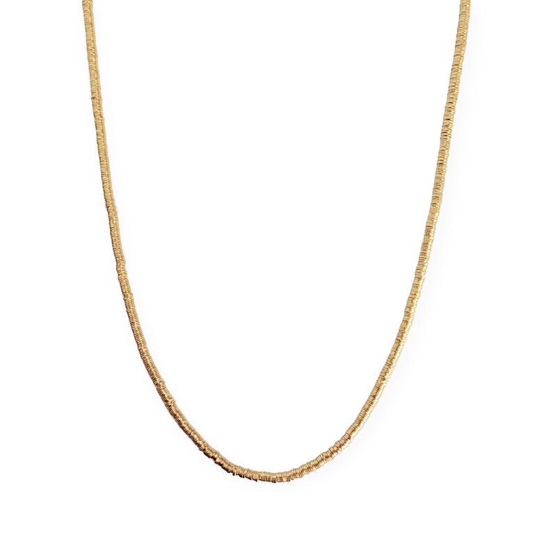 Collar mostacilla Enchapado Oro 18K 50cm-0