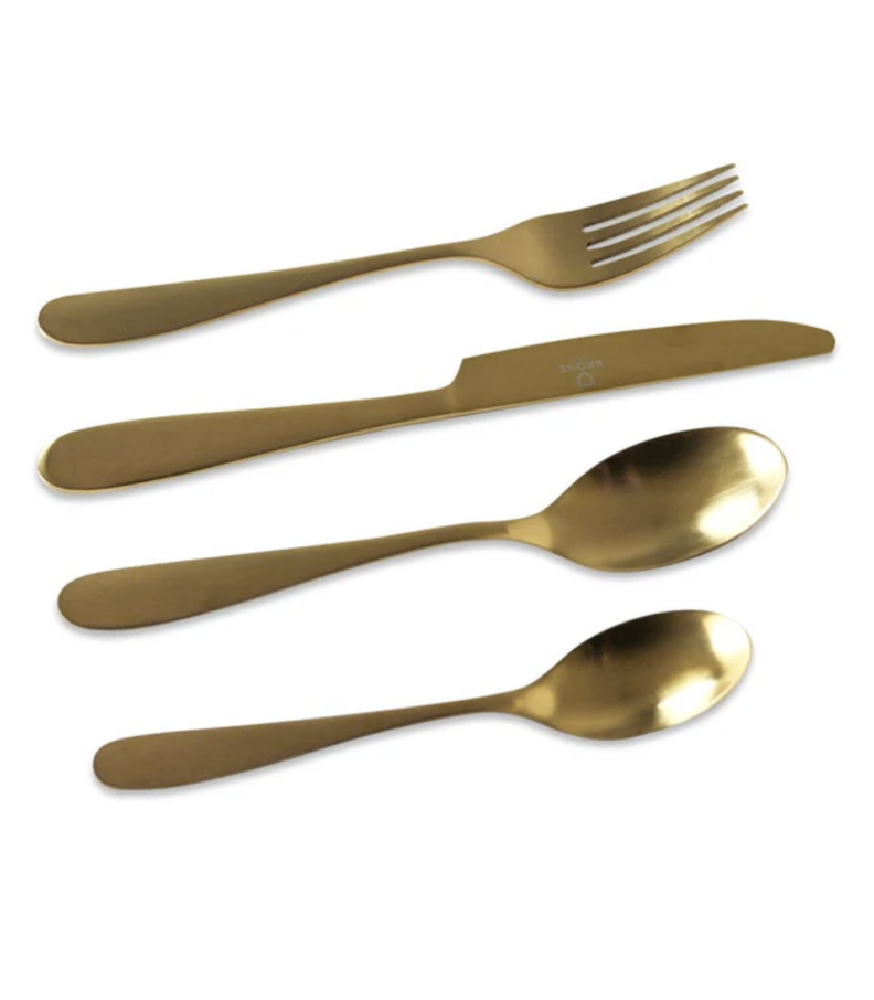 Set Cuchilleria 24 Pzs Gold-1