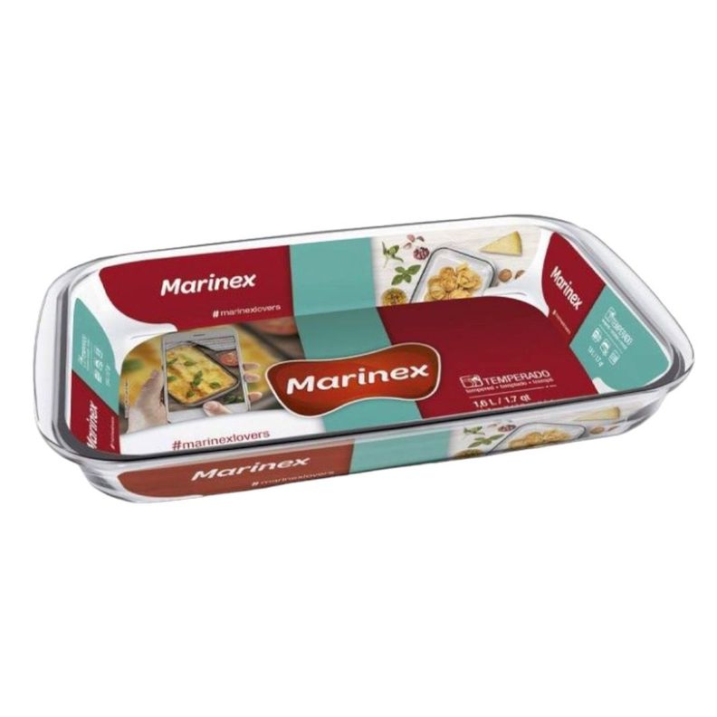 Asadera Rectangular Peq. 1,6Lts -0