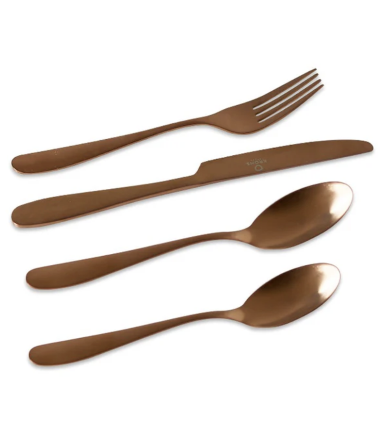 Set Cuchilleria 24 Pzas Copper-1
