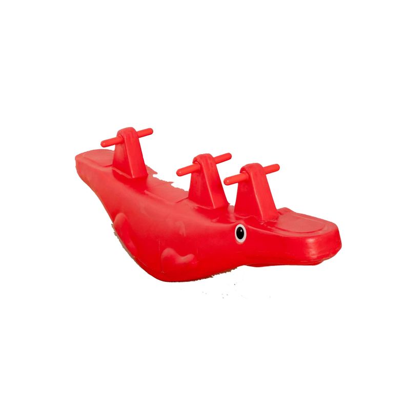 Balancin Triple Cocodrilo Colores Rojo