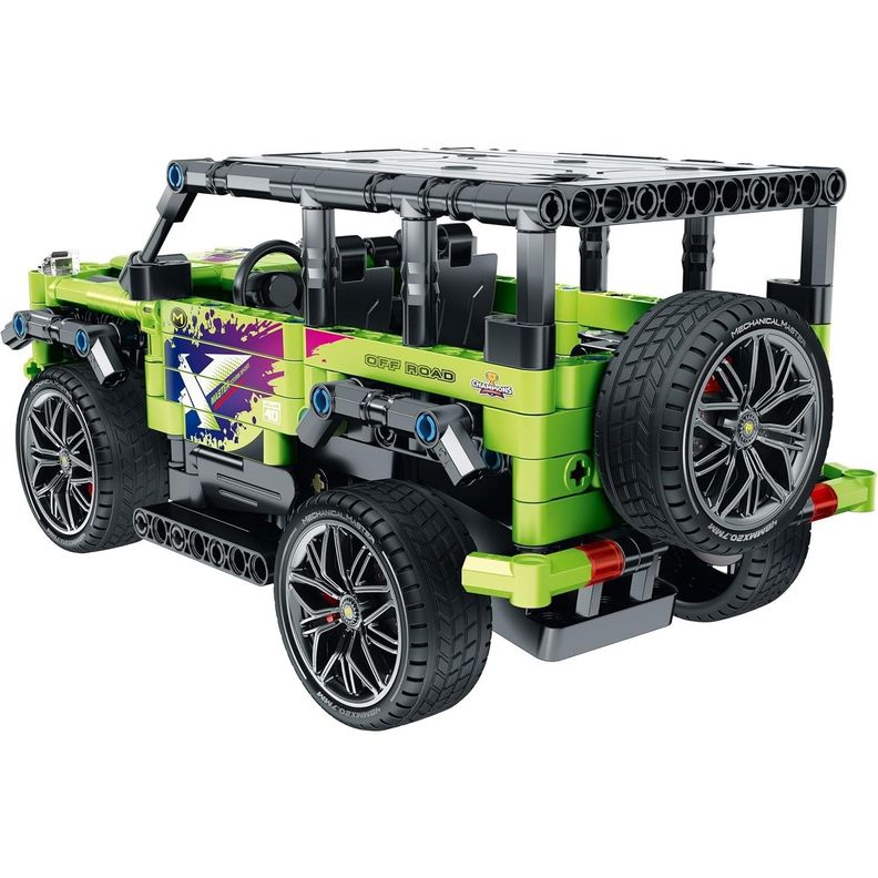 Auto Todo Terreno Bloques Construcción Technic Control Remoto-1