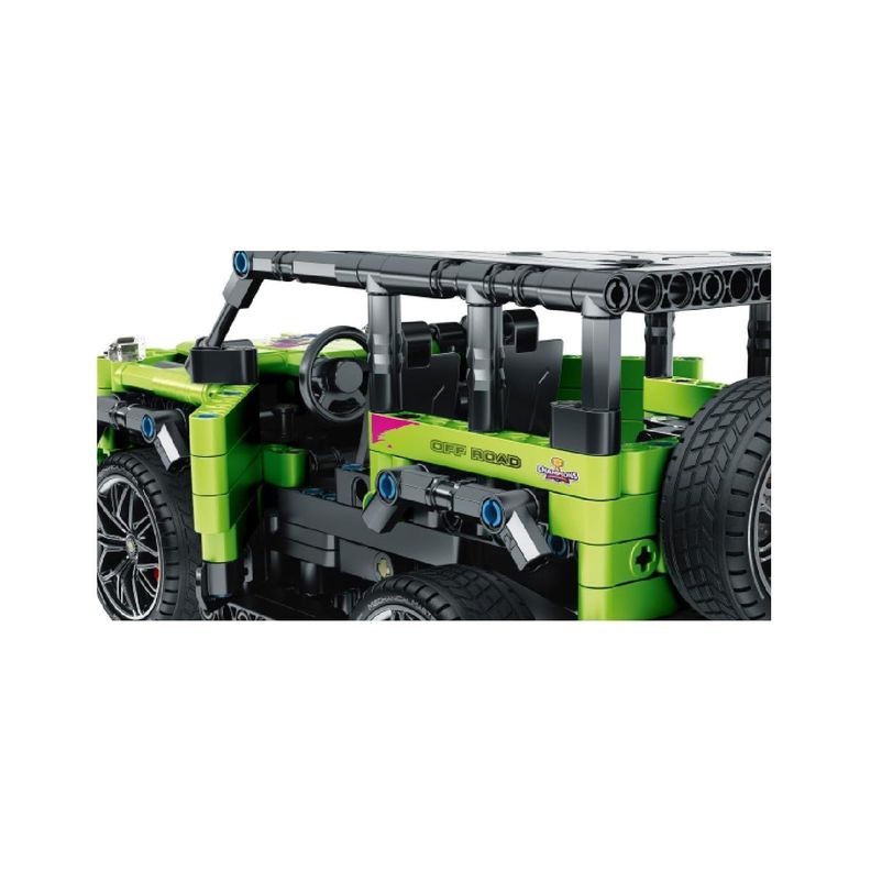 Auto Todo Terreno Bloques Construcción Technic Control Remoto-4