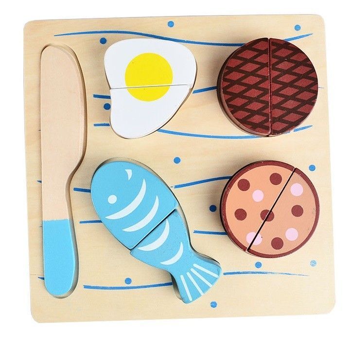 Juego Madera Tabla Encaje Cortar Alimentos