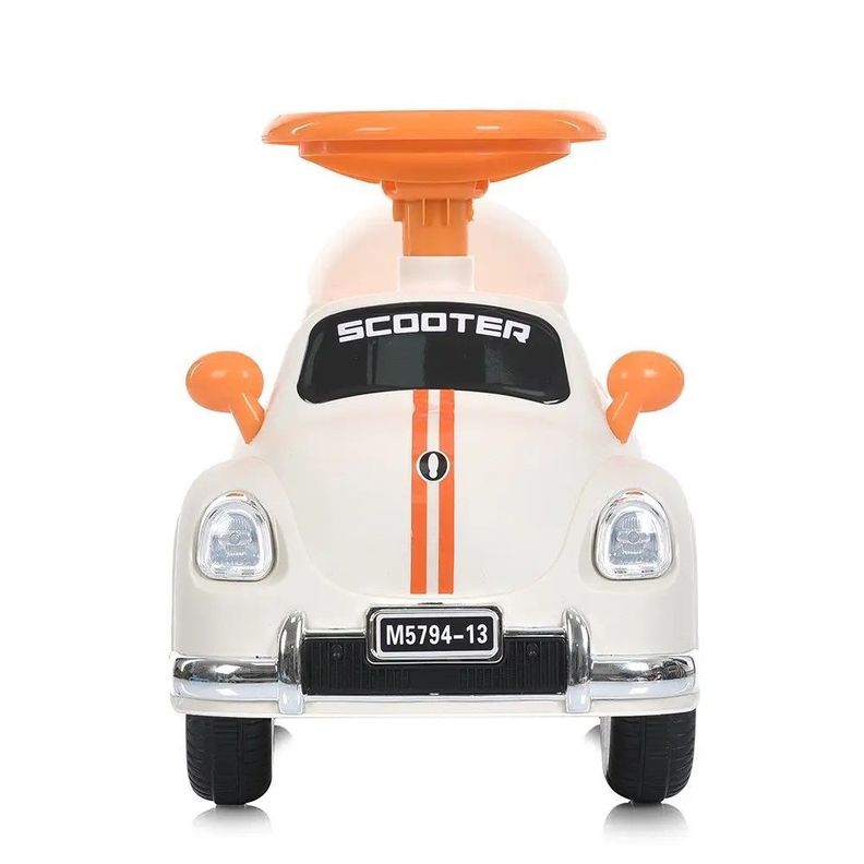 Correpasillos Auto Escarabajo Vintage Blanco-1
