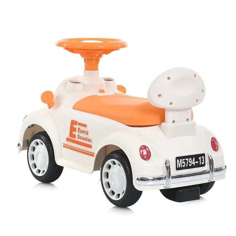 Correpasillos Auto Escarabajo Vintage Blanco-3