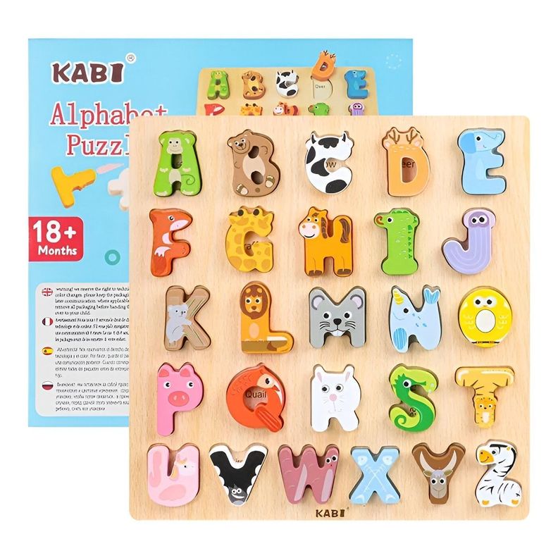 Juego Didactico Madera Abecedario Animales