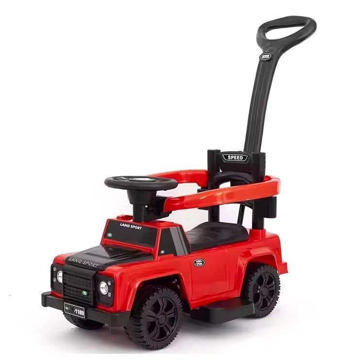 Correpasillos Land Rover Empuje Manual Luces y Sonidos Rojo-0